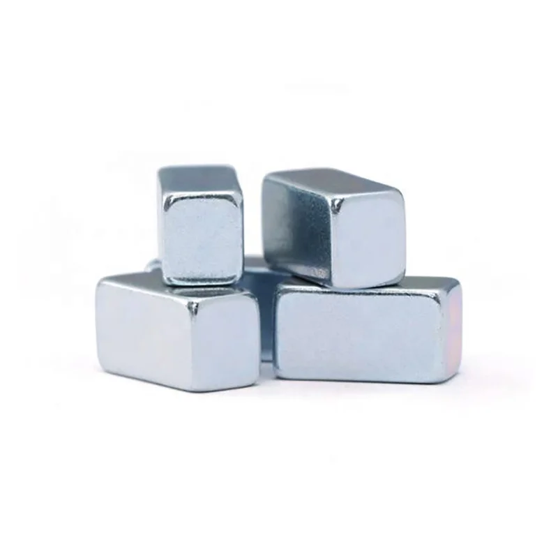 Super Strong N35 Permanent Neodymium Magnet Zinc Plating Block