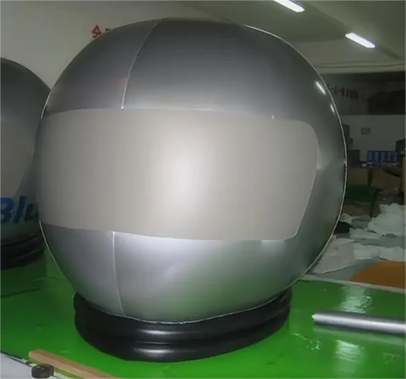 Beile Motorcycle Race Inflatable Helmet, PVC Advertising Inflatable Helmet for Event Promotion Equipment