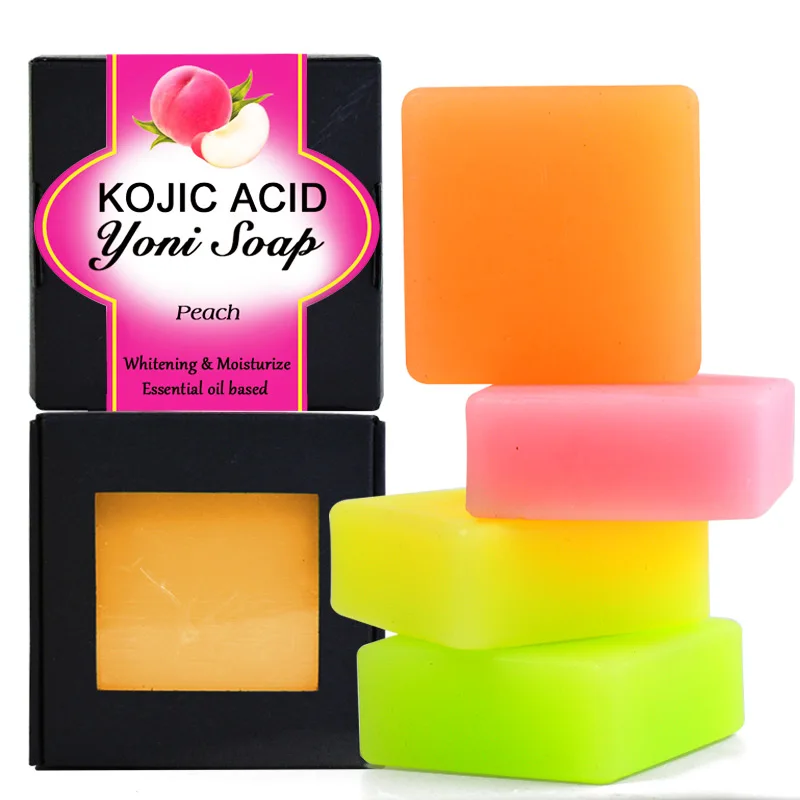 Pure Kojic Acid Skin Brightening Soap Bar For Body Glowing Whitening