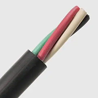 Flexible Cable 3x12AWG 3x10AWG 4x10AWG 4x8 AWG 600V SOOW Rubber Cable