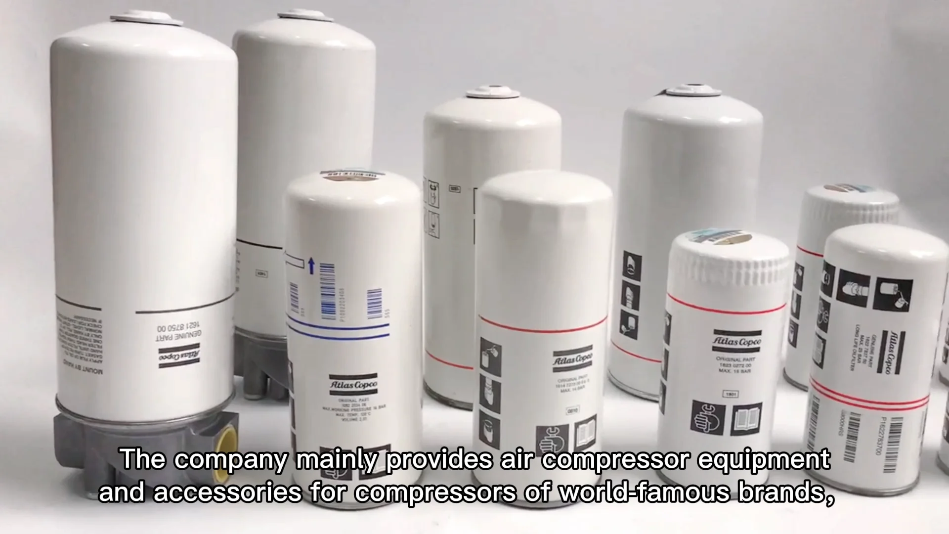 Air Compressor Atlas Copco Spares Part 1625752501 1621737800 Oil Filter