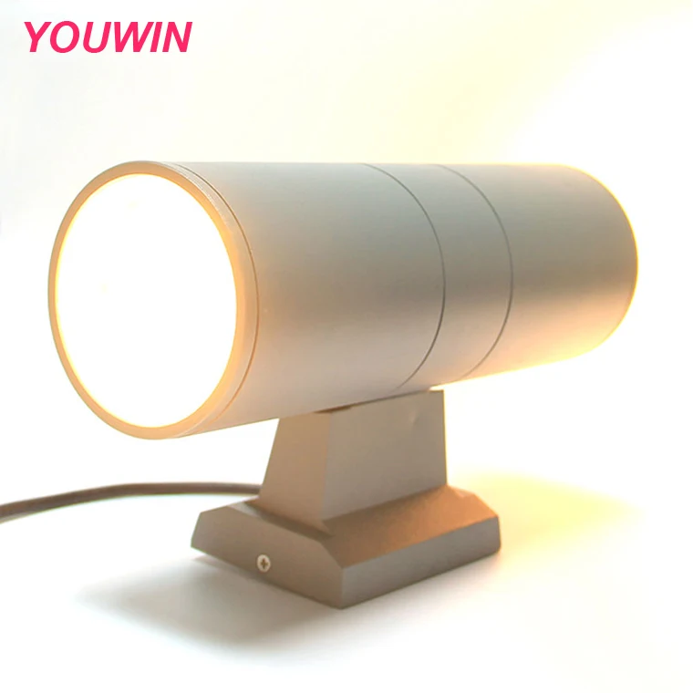 YOUWIN Outdoor double heads mounting lights ip65 2x3w wall mounted up and down led wall light