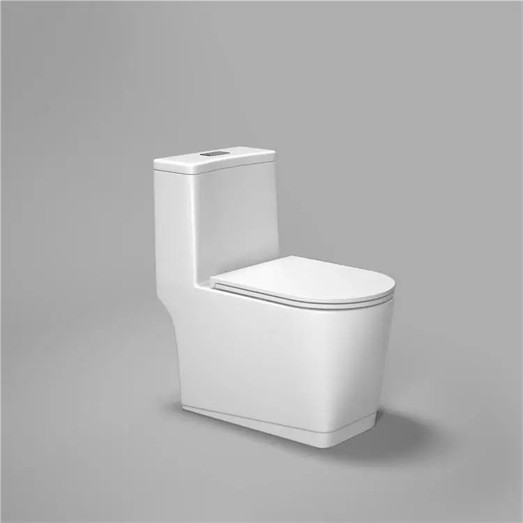 Hot sale high quality water saving floor mounted modern toilets hotel bathroom one piece ceramic wc toilet factory