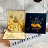 Pastel de 4 capas chocolate-azul