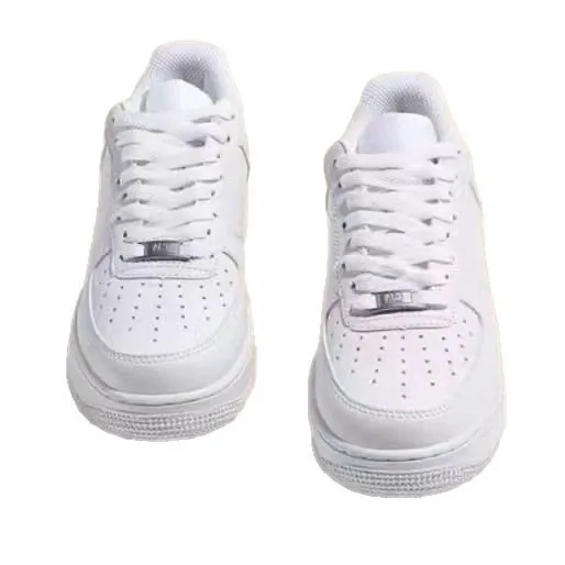 Pure White  Low-Top Shoes for Men and Women Light Weight PU Insole for Winter