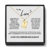 Collier (Or) + Coffret Cadeau Carte