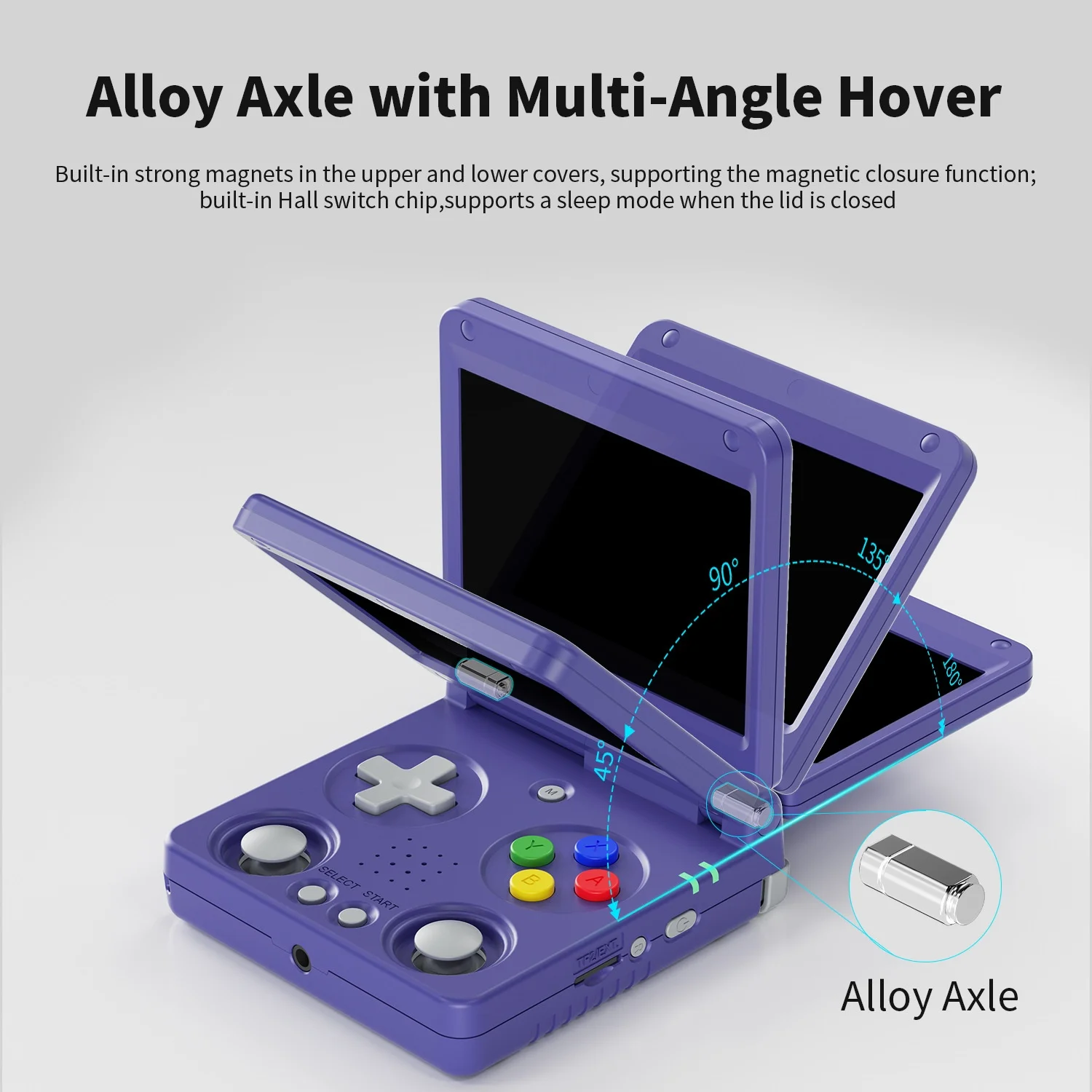 Anbernic RG34XXSP - Portable Linux Gaming Device with 64GB Storage