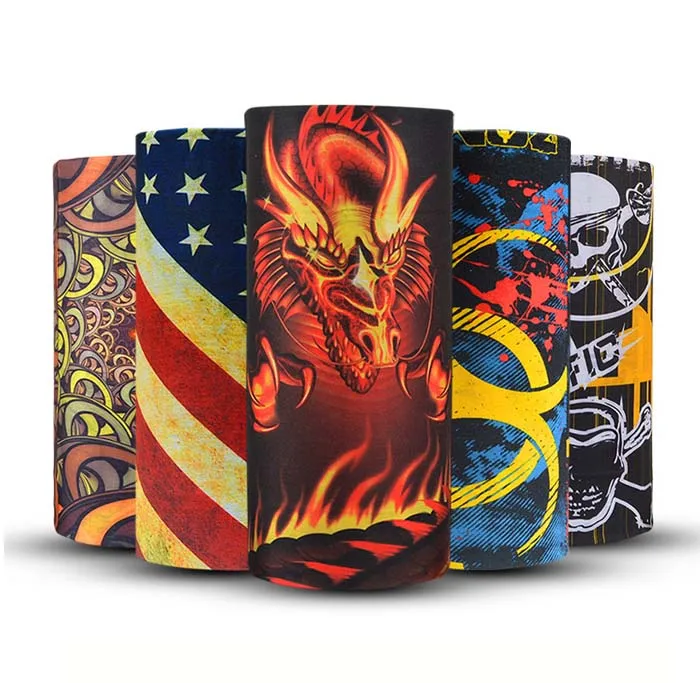 Custom Outdoor Running Turban Bandana Multifunctional Seamless Sports Tube Magic Bandana Multipurpose Headband Bandana