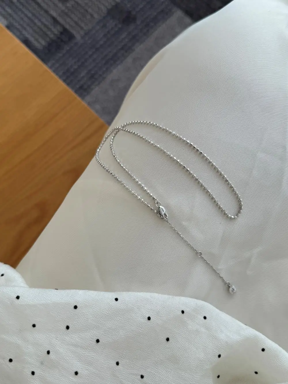 KAKODIY Casual Women's Fashion Boutique Jewelry Bead Chain 925 Sterling Silver Necklace detail 4