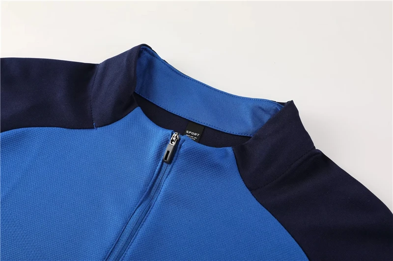 Wholesale 2024 Men's Sports Wear Breathable Plus Size 2-Piece Sweatsuit Set Football & Soccer Tracksuits for Gym Training