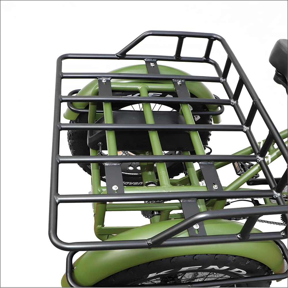 EZREAL Nexus 7 Speed Electric Tricycle 48V 500W 14AH Ce Shimano Adult 14AH Cargo Bike E Trike Bicycle Motorized Passenger