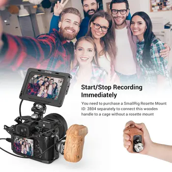 SmallRig Rosette Side Handle for Sony Cameras, for Panasoni Cameras, for Fujifilm Cameras,for Z CAM Cameras-3324 product image