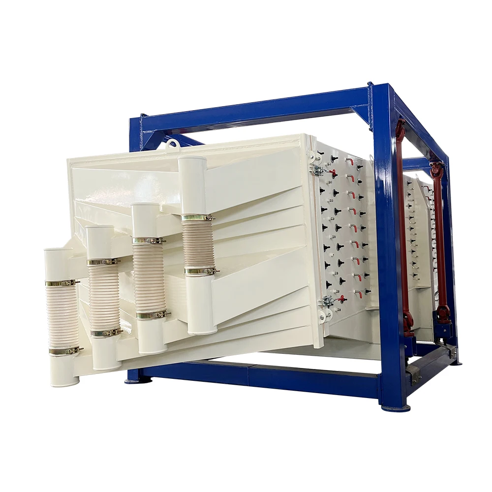 Large Capacity Square Vibrating Screen High Accuracy Multilayer Gyratory Sifter Screening Equipment for Petroleum Coke
