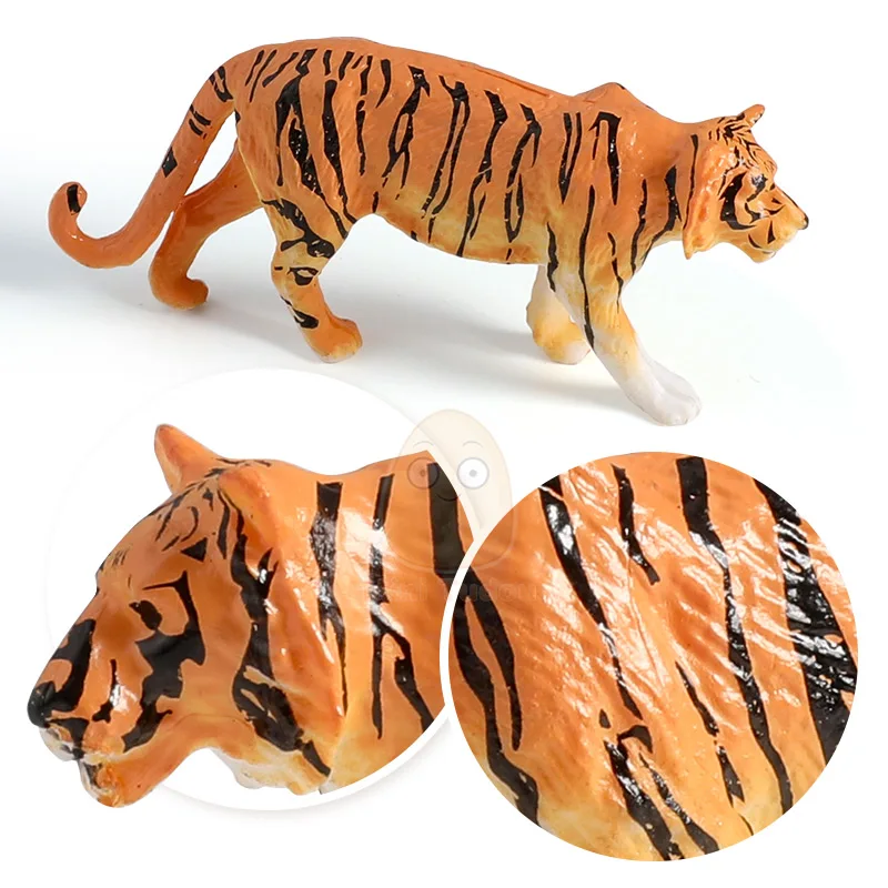Small Plastic Learning Educational Play Set Animals Mini Wildlife Figures Toys Realistic Safari Animal Figurines