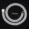 White 15mm 2 rows(short clasp)