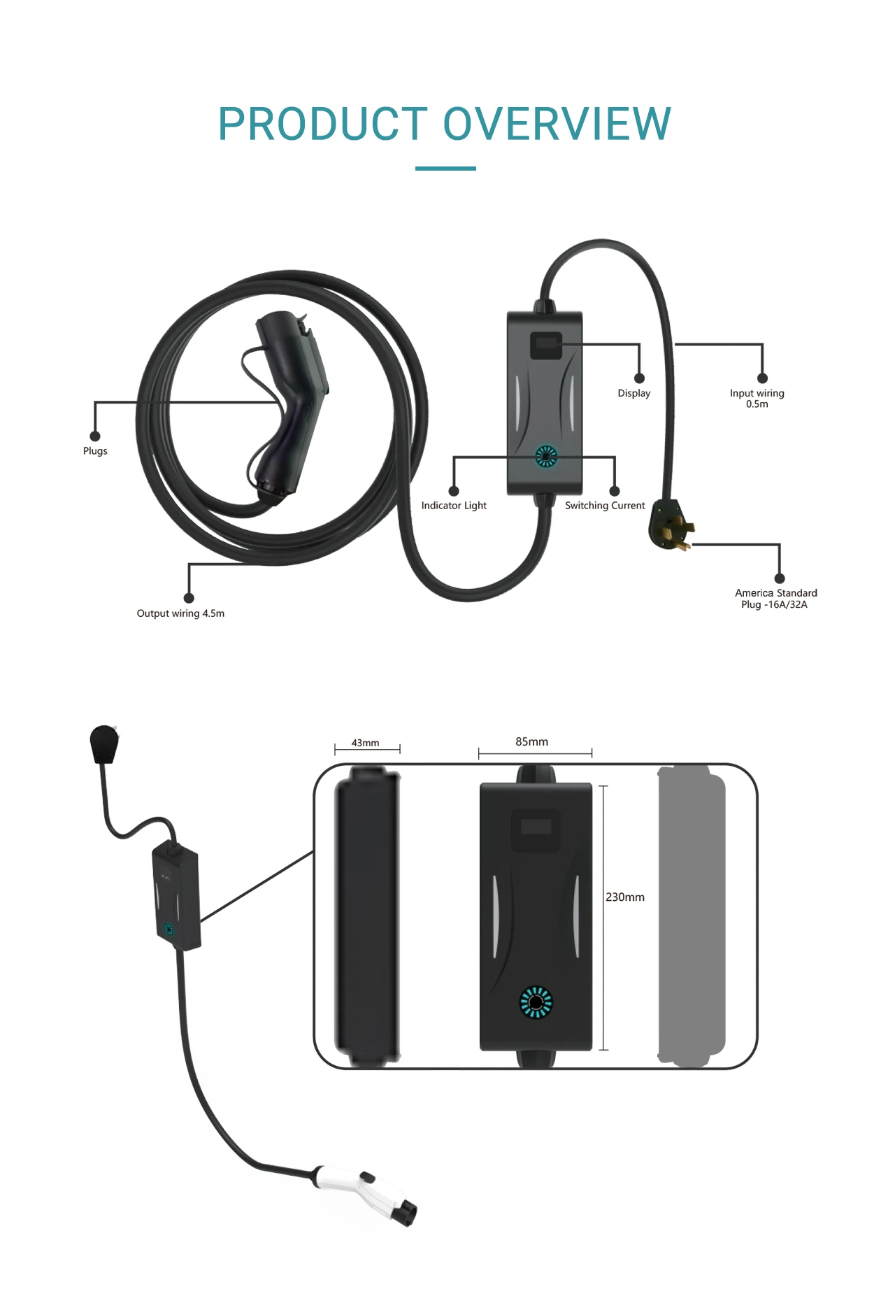 Best Price 3.5kw 16a Type2 Plug And Charge Home Charging Ev Chargers
