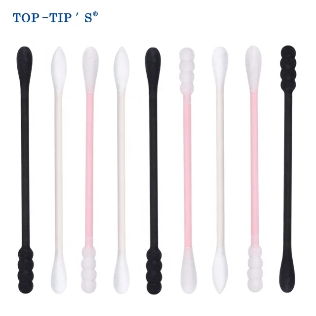 100% reine Baumwolle OEM Tglichen Einsatz Holz Bambus Tupfer Farbige  Kunststoff Papier Stick Baumwolle Knospen| Alibaba.com