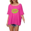 Hot Pink-green Lip