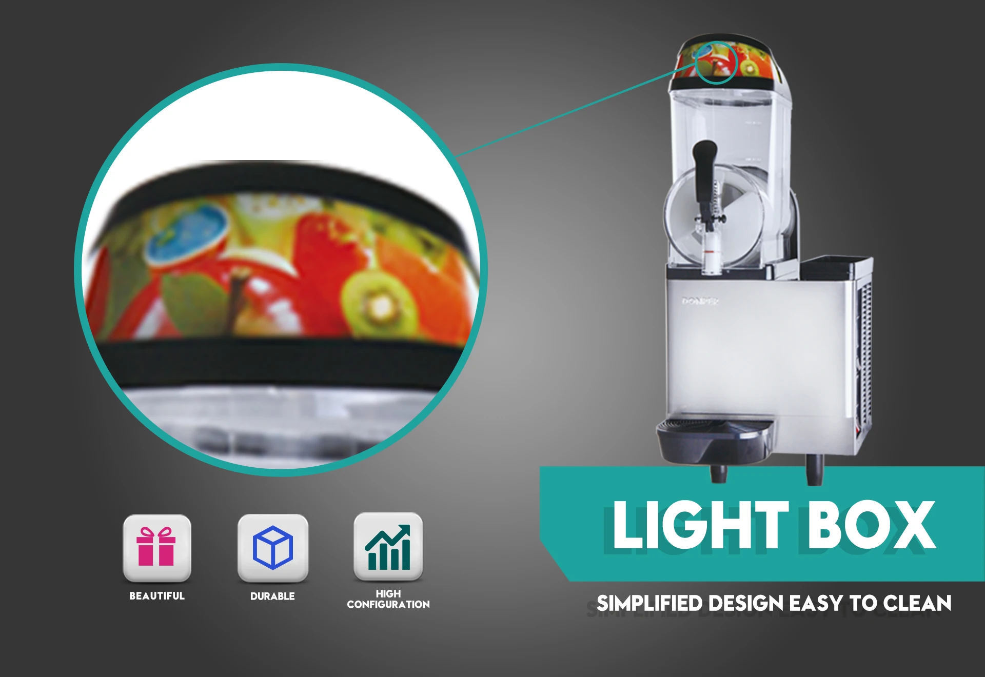 Donper Frozen Drink Slush Machine Cheap Commercial Granita Slush