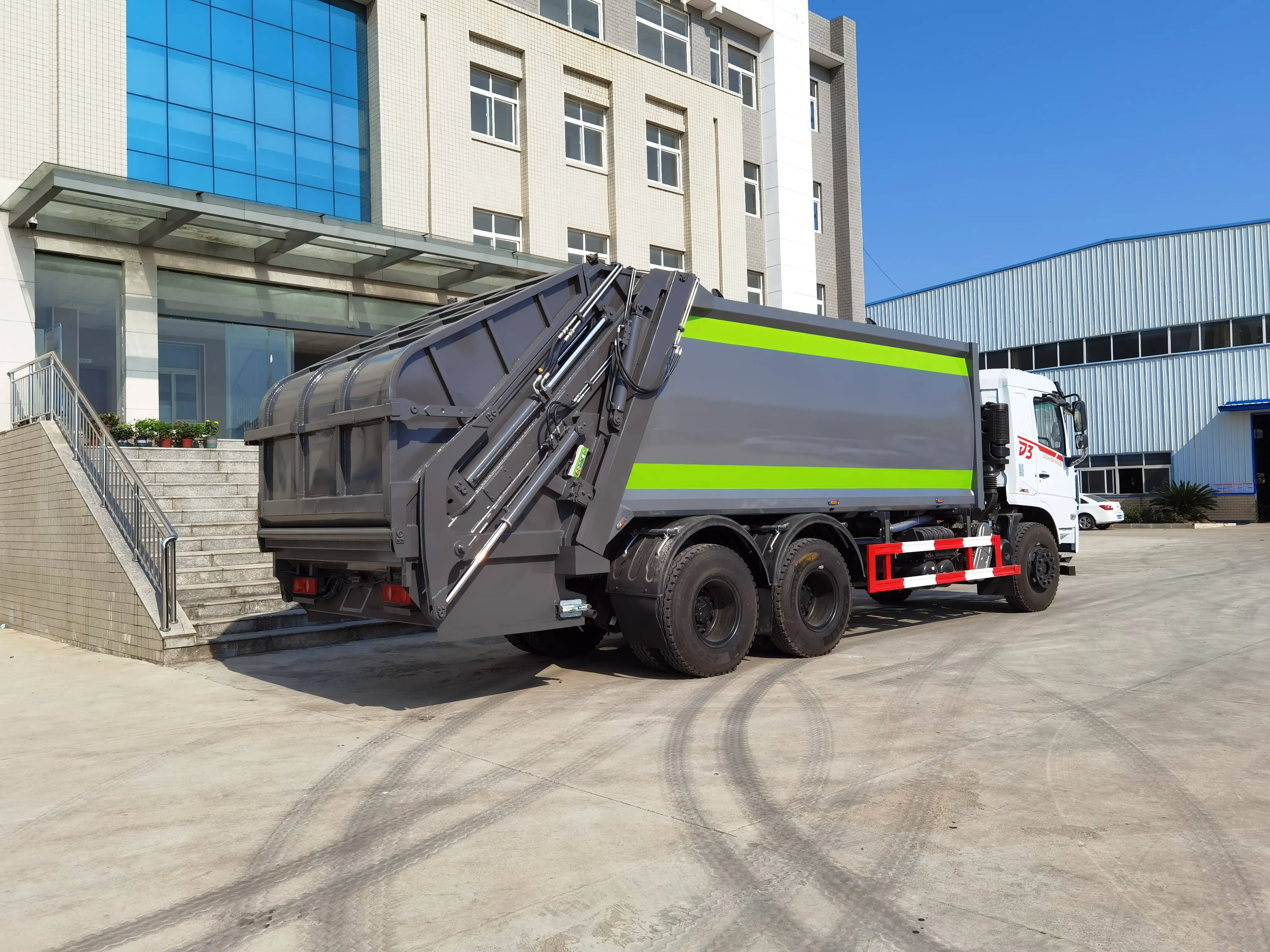 Factory Outlet 19cbm Rubbish Bin Press Garbage Compactor Trash Compactor Tool Manual Trash Compactor Roadcleaner