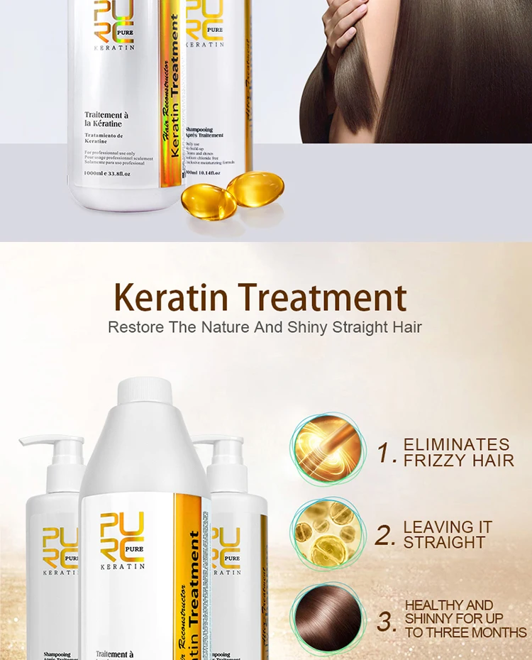 Professional Keratin Hair Treatment Nano Keratin Cream For Salon 