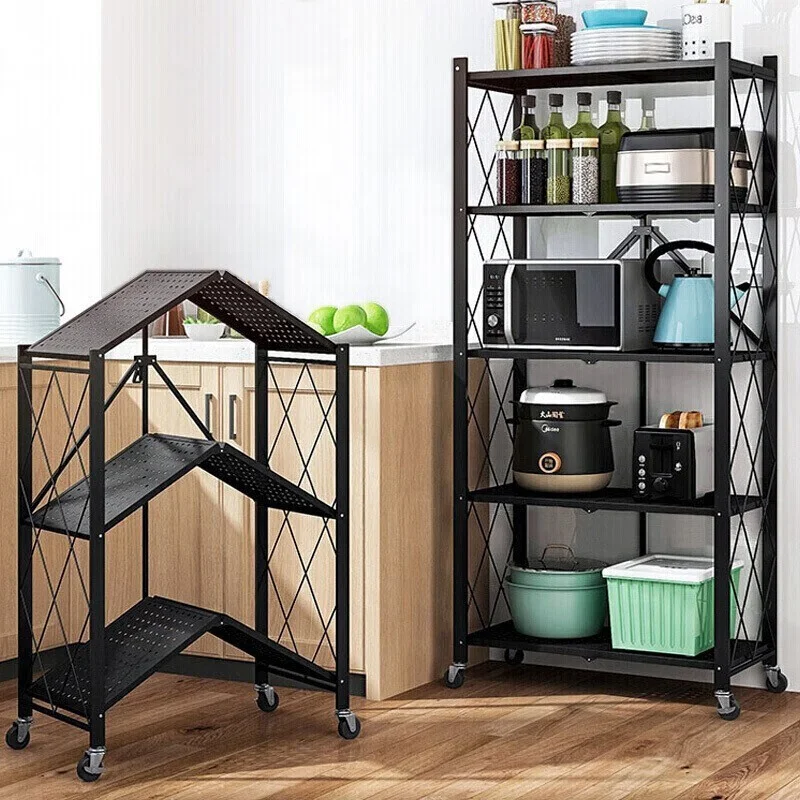 Shelf Rack Design Sample Folding Shelf Rack Design Folding Layers Shelf Able to Movable Kitchen ...