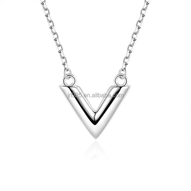 Custom Wholesale Fashion Jewelry Cubic Zirconia Necklace 925 Sterling
