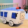 Coche de policía azul y blanco-30cm