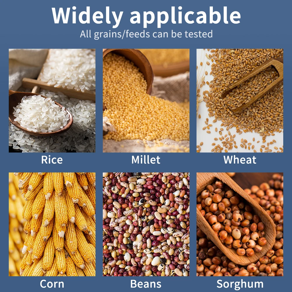 Materials Hardness Rice Mini Digital Grain Hardness Tester Lcd Large Screen 20kg /196n Grain ...