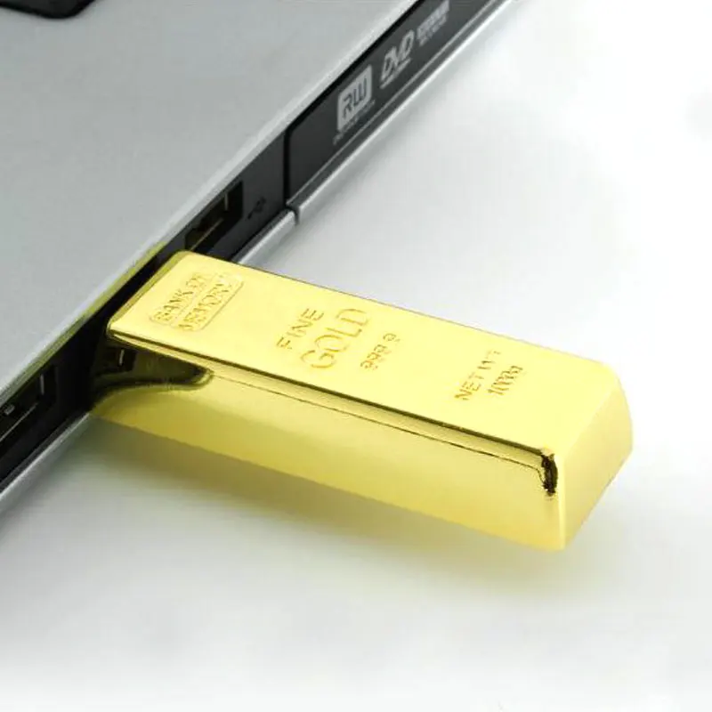 Antique Gold Bar Brand Best USB Flash Drive 32GB