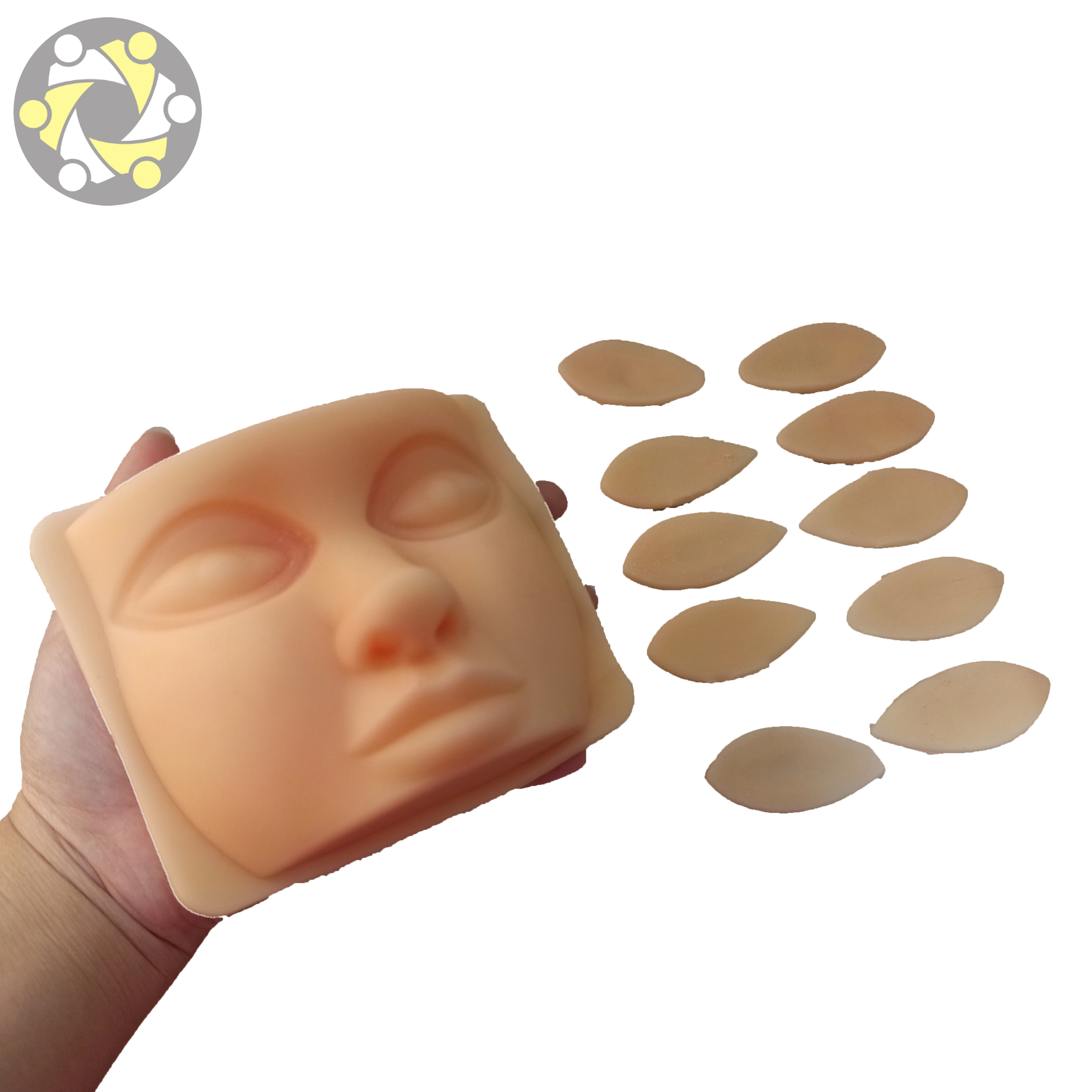 Медицинская научная силиконовая тренировочная модель для двойных век и Бьюти глаз