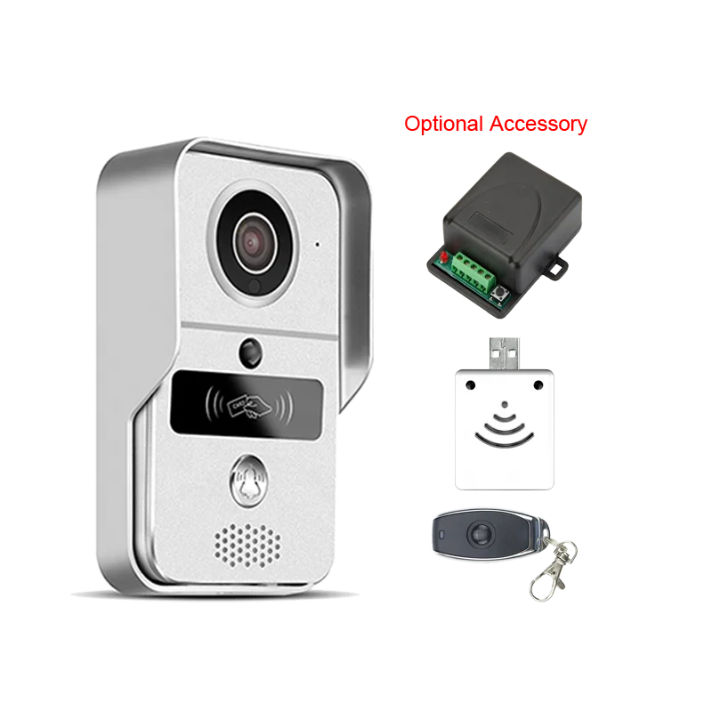 
 1080P H.264 Smart WiFi видео домофон дверной звонок беспроводной разблокировать фильтр, отсекающий ИК-область спектра, ночное видение движения Decetion сигнализации  