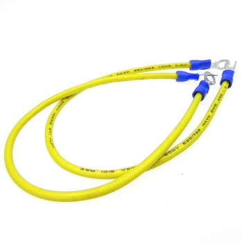 Ul1007 Earth Ground 300mm Single Core Yellow Green Grounding Pvc Wire ...