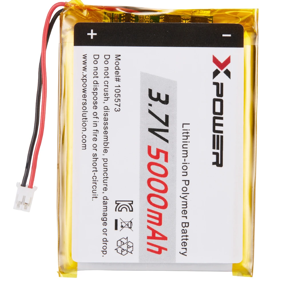 Xpower Kc Battery 5000mah 3.7v 105573 Custom Li Polymer Battery For Palmtop Computer