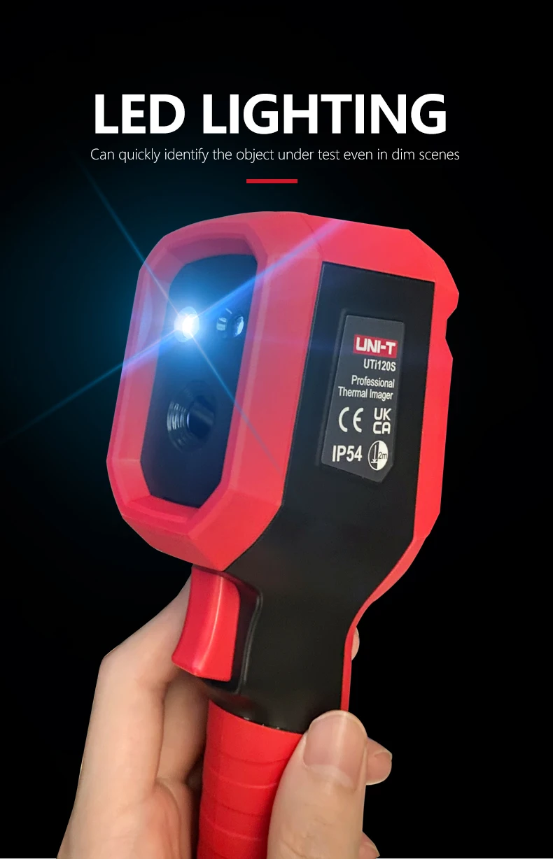 UNI-T UTI120S Thermal Imaging Camera 120x90 Pixel Construction Thermal Imager for Repair Floor Heating Tube Testing Phone Repair