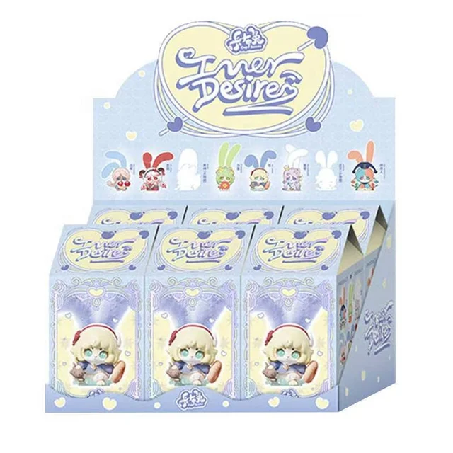 Selling Genuine Card Rabbit Heart to a Series of Cute Plush Blind Box Student Friends Gift Prizes Wholesale