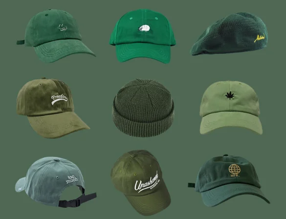 Advertising 3d Logo Green Baseball Dad 