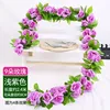 9 roses, light purple, 2 strips