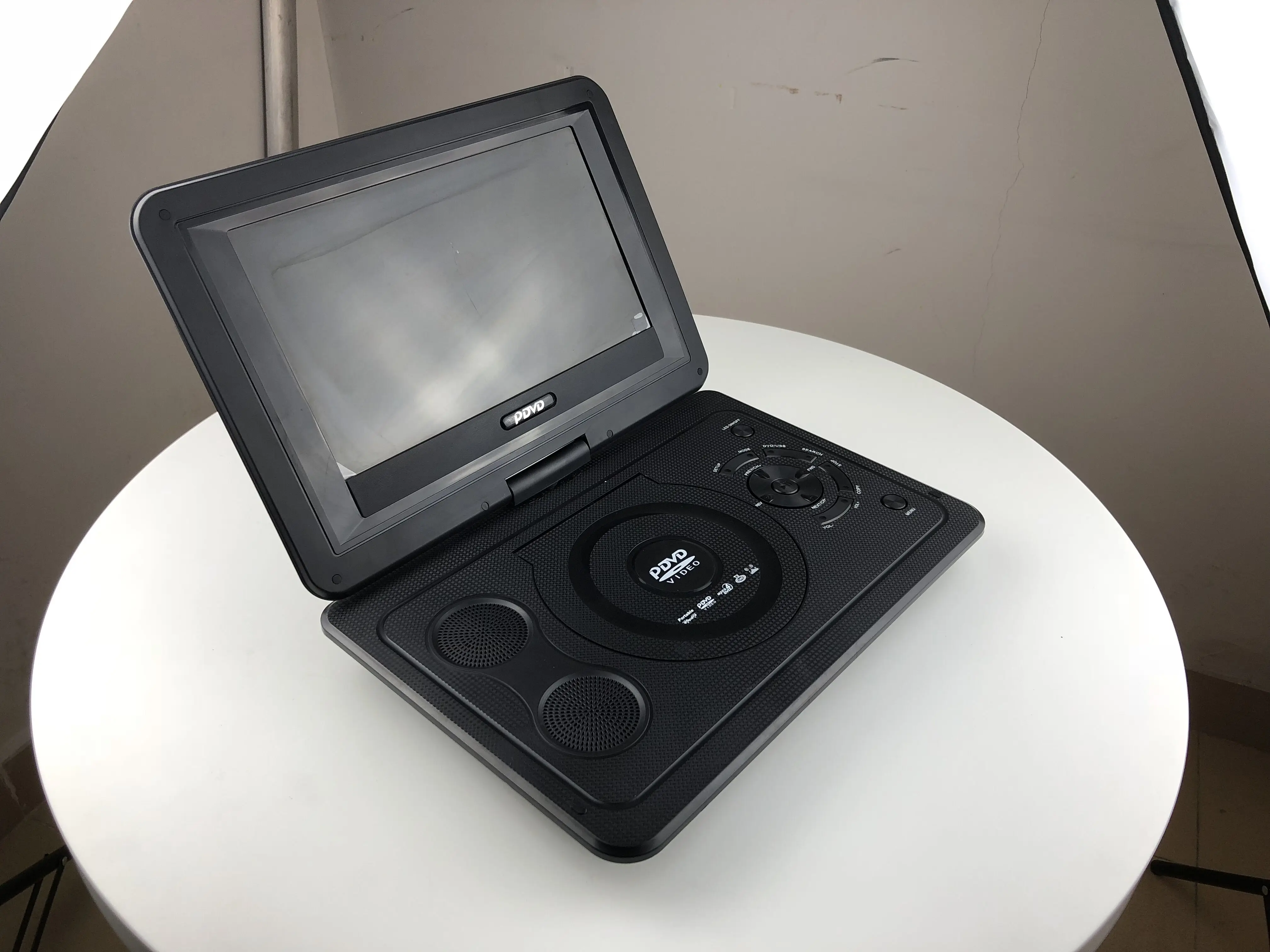 10inch Rechargeable Portable Dvd Player With Tv Large Swivel Screen