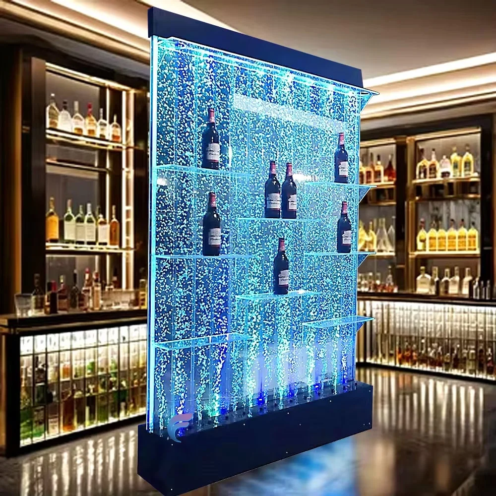 LEDウォーターバブルパネル ホットセール アクリル製水槽バブルウォール ウォーターパネル LED