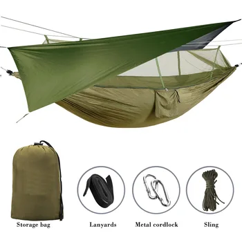 Lightweight Outdoor Nylon Portable Outdoor Hammock Rainfly Set for Camping