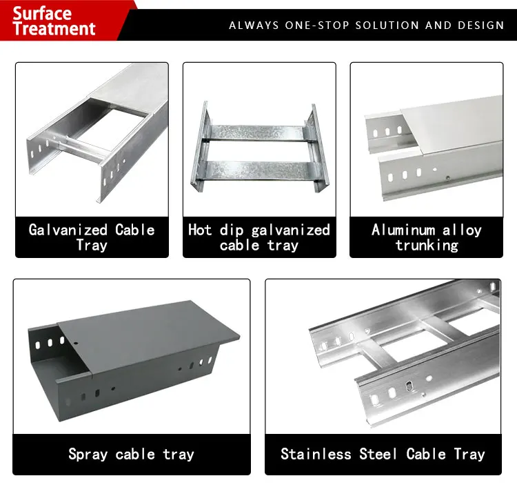 Aluminum Steel Cable Tray Cable Ladder With Price List Manufacturer