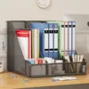 Black dense mesh triple-compartment