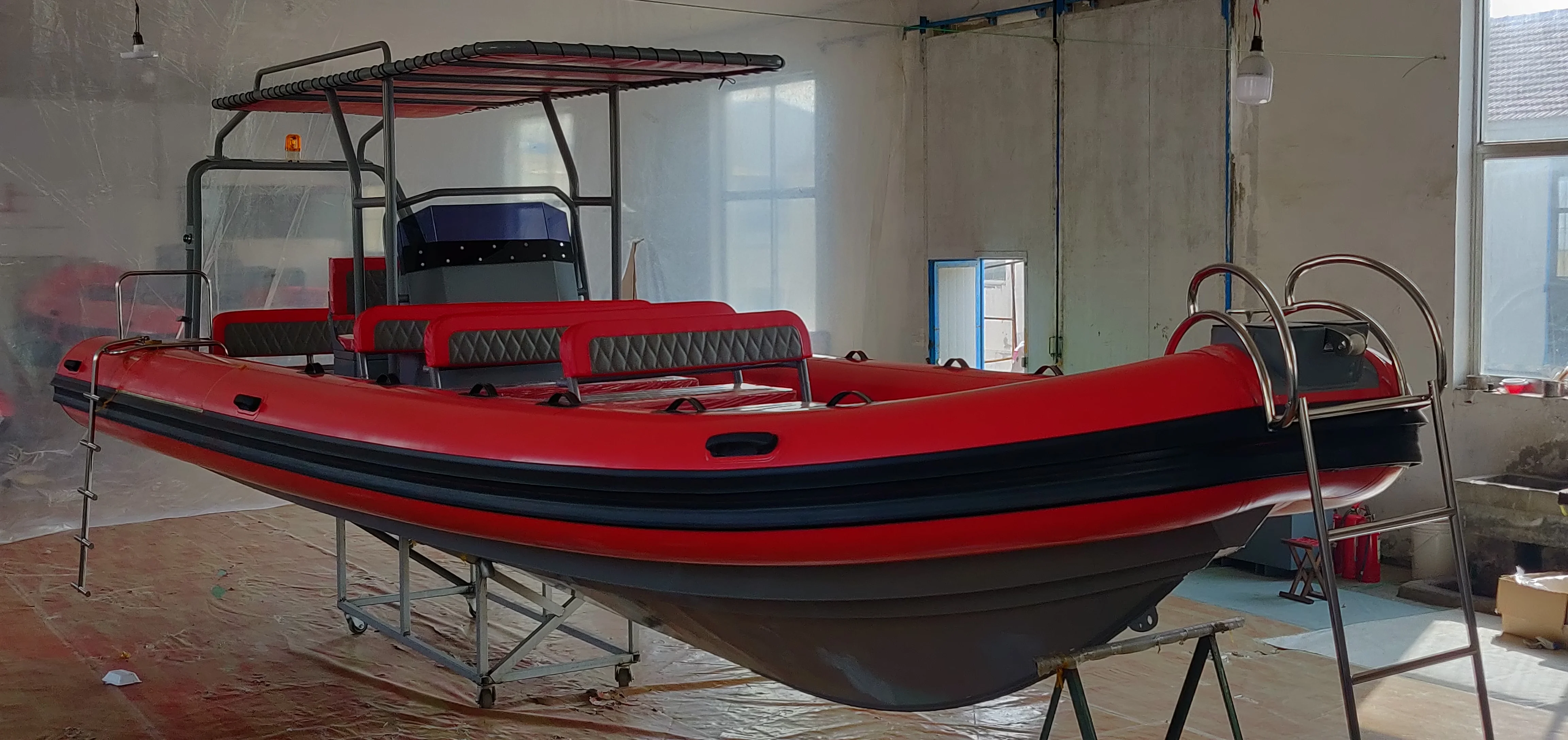 As2870 Rib Raft High Performance 28ft Aluminum RIB Boat with Double Motor