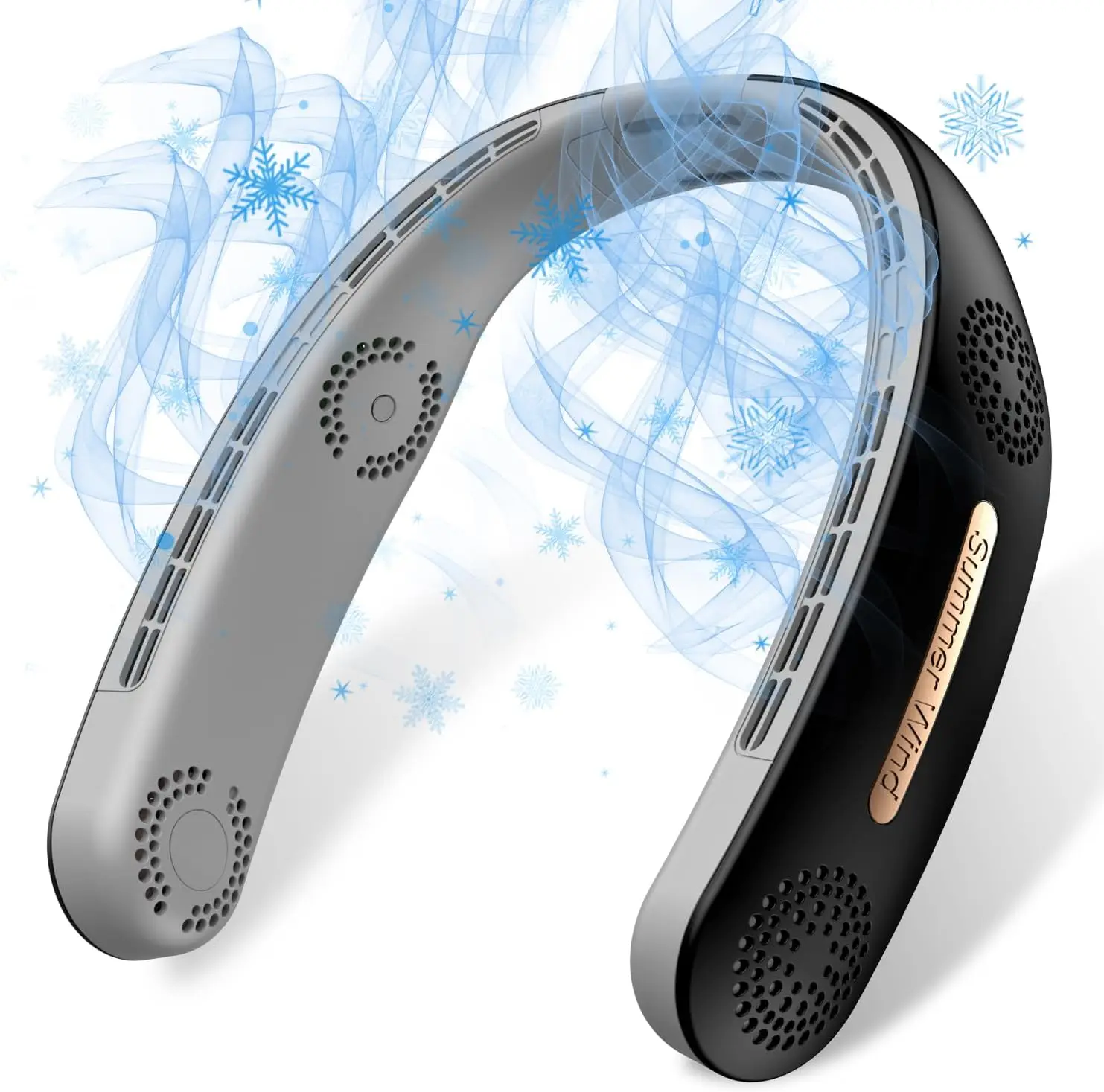 HOULI 2024 Rcustomised Rechargeables Neck Fans Fan Rechargeable 2400mah High Quality Portable Outdoor