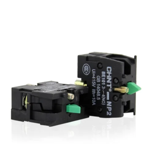 Переключатель аксессуар NP2 Кнопка контакт NP2-BE101 нормально открытый контакт 10A BE102 NO/NC