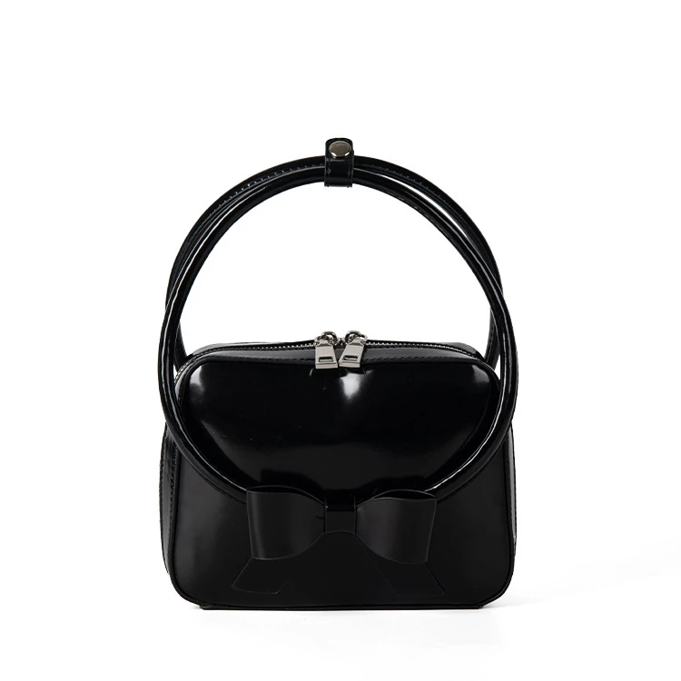 Latest Design 2024 Elegant Bowknot Mini Square Bag Bolsos Y2K Handbags Minimalist Light Luxury Women'S Handbags Y2K Beg for Girl