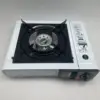 White portable gas stove suitcase