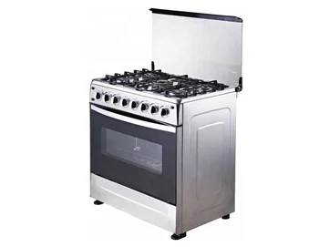 Gas Cooker With 5 Burner Oven - Buy 5 Burner Oven,Gas Cooker With Oven ...