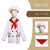 Style foulard rouge pour les chefs masculins